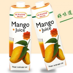1件起批泰国原装进口饮料UFC素婉妮鲜芒果汁1L*12