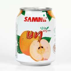 进口饮料批发238ml梨汁饮品 韩国三蜜进口果汁 238ml...