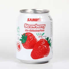 特价批发进口饮料 韩国三蜜草莓果汁饮料批发 238mlx72...