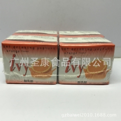 批发供应泰国ivy爱谊橙味果汁酸乳饮料180毫升    48...