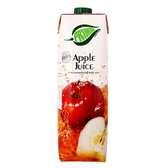 塞浦路斯进口果汁 浦瑞曼100%苹果汁1L进口休闲饮料批发