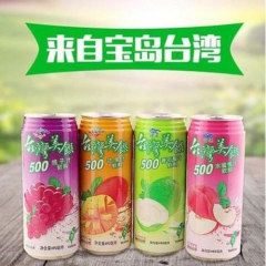 台湾进口果汁 冠禾美馔果汁饮料490ml 进口食品美味 24...