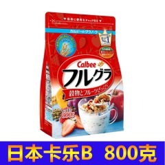日本食品 Calbee卡乐比即食麦片800g 水果仁谷物 现...