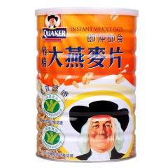台湾进口桂格大燕麦片即冲即食无糖营养麦片700g批发
