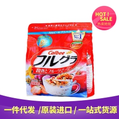 日本进口零食 卡乐比麦片 Calbee营养水果麦片800g ...