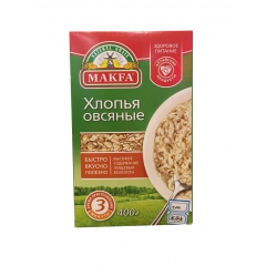 俄罗斯进口纯天然荞麦片无糖免煮高纤维既食小麦片速溶燕麦片40...
