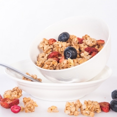 进口营养食品早餐三特sante混合水果 干吃燕麦片即食冲饮代...