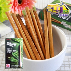 韩国进口休闲零食 光棍棒 Lotte乐天巧克力棒绿茶注心抹茶...