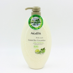 香港进口 930ml 澳莱丝娅 绿茶与小黄瓜 沐浴露