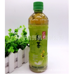 批发香港道地瓶装绿茶饮料500毫升*15瓶