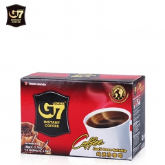 越南原装进口中原G7黑咖啡 特浓速溶纯咖啡无糖无奶30克 2...