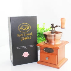 印尼原装进口 麝香猫屎咖啡豆/粉 global哥伦堡 纯黑猫...