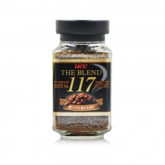 日本进口 ucc(悠诗诗) 117纯黑咖啡90克*瓶 速溶咖...