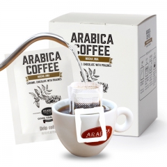 原装进口浓缩挂耳式咖啡 摩卡香浓中度烘培咖啡豆现磨纯黑咖啡粉