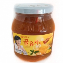 韩国进口柚子茶 正品丹特牌蜂蜜柚子茶770g 冲饮蜂蜜茶批发