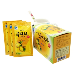 韩国进口柚子茶原产 大洋蜂蜜柚子茶 袋装便携  批发375g...