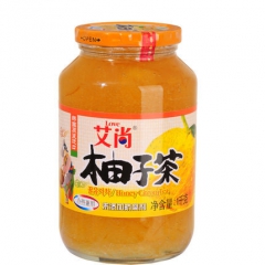 【 韩国AT官方推荐】艾尚蜂蜜柚子茶1kg*12 原装进口零...