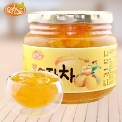 特价促销 韩国原装进口柚子茶 韩福全州道蜂蜜柚子茶580g批...