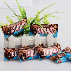 俄罗斯原装进口糖果批发小熊巧克力士力架花生夹心牛奶糖婚庆喜糖