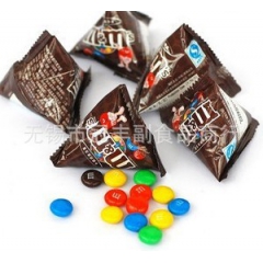 新品 德芙MM豆 迷你三角多趣 散装花生牛奶巧克力豆 6斤/...