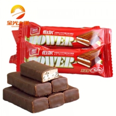 雅客伯尔牛奶夹心巧克力糖 5斤/盒 批发结婚喜糖 糖果地摊