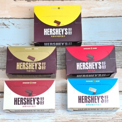 HERSHEY’S/好时黑巧牛奶曲奇白奶香巧克力排块40克X...