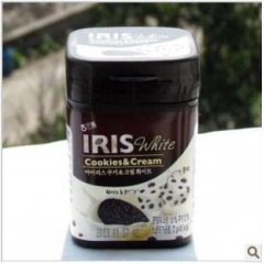 韩国进口食品批发 海太白巧克力 白 黑巧克力桶72g 一箱2...