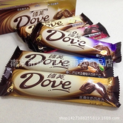 德芙巧克力43g克排块 丝滑牛奶/榛仁/葡萄干/黑巧克力/白...