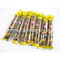 潮安校园零食 儿童小食品批发 5角越盛麦丽素 黑巧克力豆膨化...