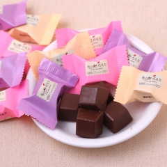 【我们的巧克力】一定红代可可脂散装黑巧克力整箱16斤喜糖果批...