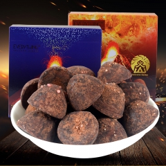 混合型代可可脂巧克力松露形牛奶 黑巧克力 休闲小吃零食 85...