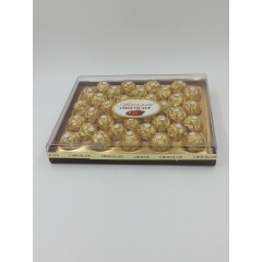 新品巧克力礼盒奥沙36粒方型巧克力 节日礼物特惠批发 黑巧克...