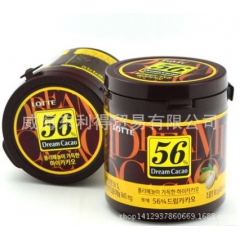 韩国进口食品批发 韩国乐天梦幻纯黑巧克力56% 24一箱