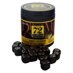 韩国进口食品 乐天72巧克力 乐天72%纯黑巧克力