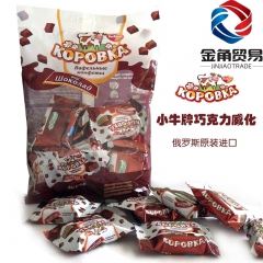 进口小牛巧克力饼干 新品粒粒装休闲蛋糕威化饼干 散装零食批发