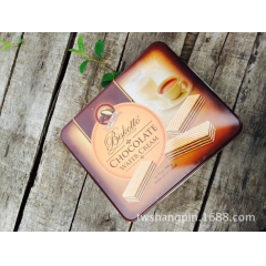 印度尼西亚进口biskotto巧克力味威化饼干380g休闲办...