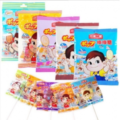 正品批发 不二家 20支装牛奶水果125g综合果味棒棒糖*4...