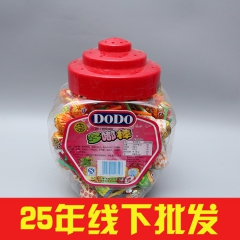徐福记DODO 多嘟棒综合果味棒糖约108支 950g/盒儿...