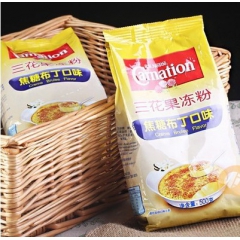 雀巢三花果冻粉布丁粉焦糖/芒果/巧克力/慕斯任选 500g ...