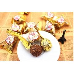 诗蒂果仁巧克力 金沙球婚庆喜糖散装糖果 批发
