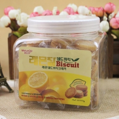 香港美伦多榴莲味/柠檬味夹心饼356g结婚庆回礼