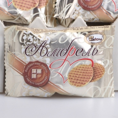 俄罗斯蜂蜜拉丝饼干A01华夫夹心饼干进口食品早餐休闲零食6斤...