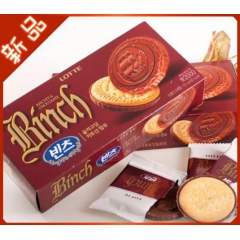 韩国乐天  宾驰宾士Binch巧克力夹心饼干 20盒一箱  ...