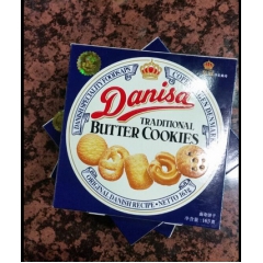 正品特价批发Danisa丹麦皇冠曲奇163g克 一箱24盒 ...