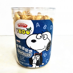 休闲食品批发 YEGO字母造型饼 120g字母饼 儿童饼干 ...