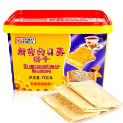 菲律宾进口零食品向日葵奶乳酪味芝士饼干盒装苏打批发