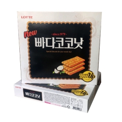 批发进口零食 乐天蜂蜜椰奶饼干 韩国进口苏打饼休闲食品礼盒3...