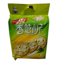 批发 进口零食金丰泉香葱饼 360克*12包