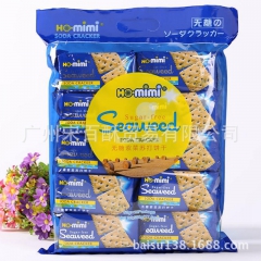 批发进口食品 马来西亚进口 HO.mimi无糖海苔苏打饼干 ...