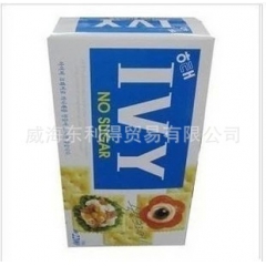 韩国进口食品批发 海太IVY 无糖饼干 无糖135克 一箱2...